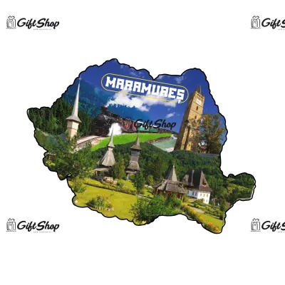 Maramures, magnet harta, model mgs192